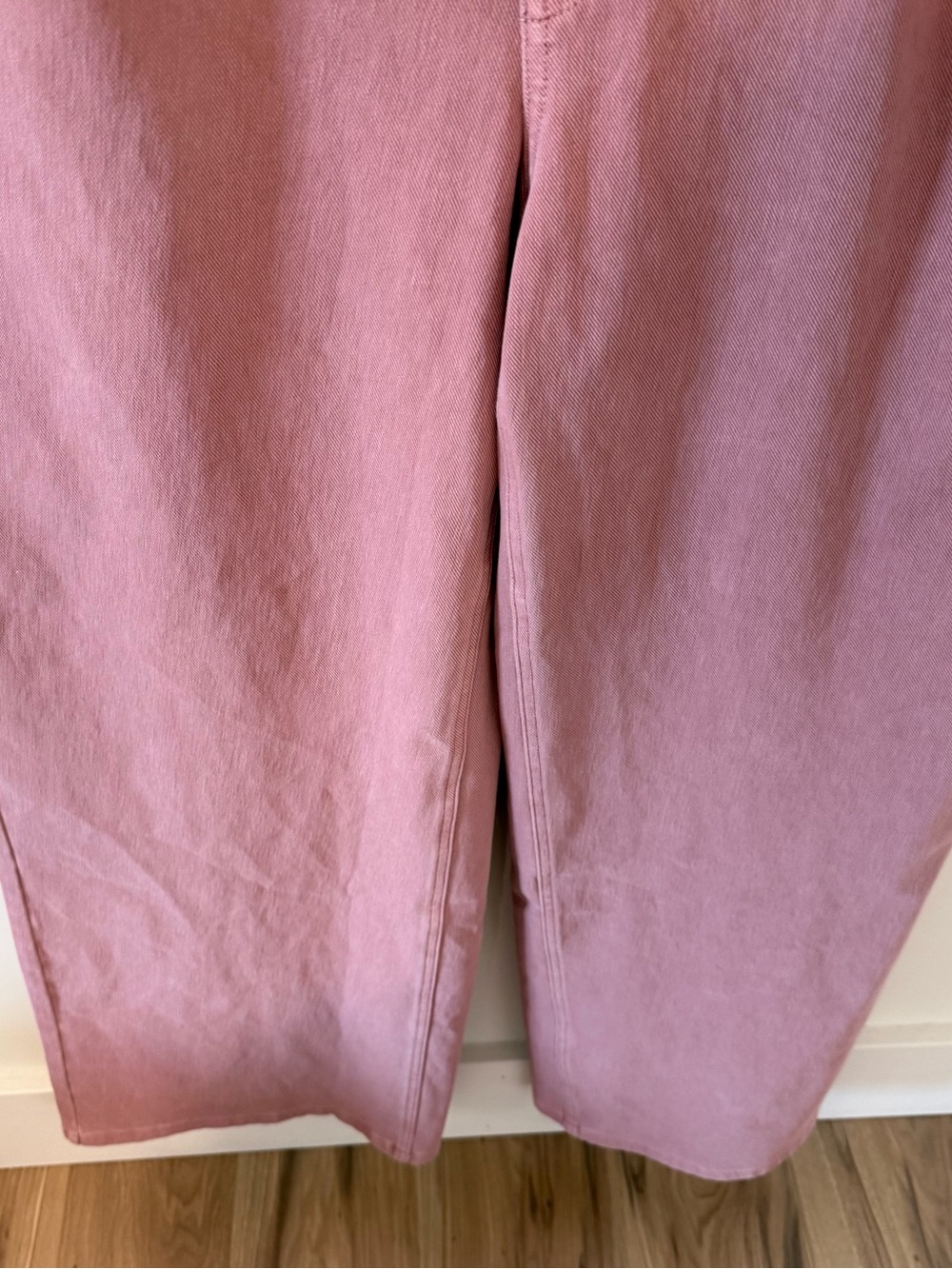 Halara Flex Women's Rose Pink Wide Leg Jeans Medium Soft Denim NEW Casual - Picture 3 of 9